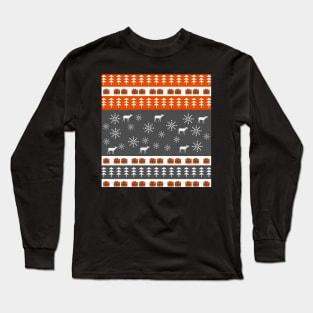 Christmas and snowflakes Long Sleeve T-Shirt